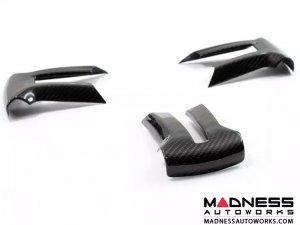 Ford Mustang Carbon Fiber Steering Wheel Trim - Carbon Fiber (2010-2014) Ford Mustang Carbon Fiber Steering Wheel Trim - Carbon Fiber (2010-2014)